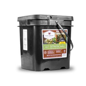 60 Serving + 20 Bonus Rice Servings Freeze Dried Meat  Bucket 