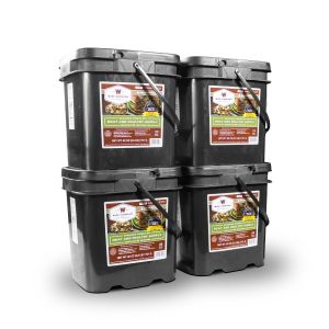 240 Serving Meat Package Includes: 4 Freeze Dried Meat Buckets